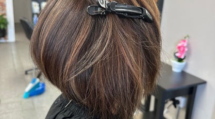 Styled bob haircut at Natnicha's Hair Care in Kallangur, Queensland, AU showcasing sleek modern design.