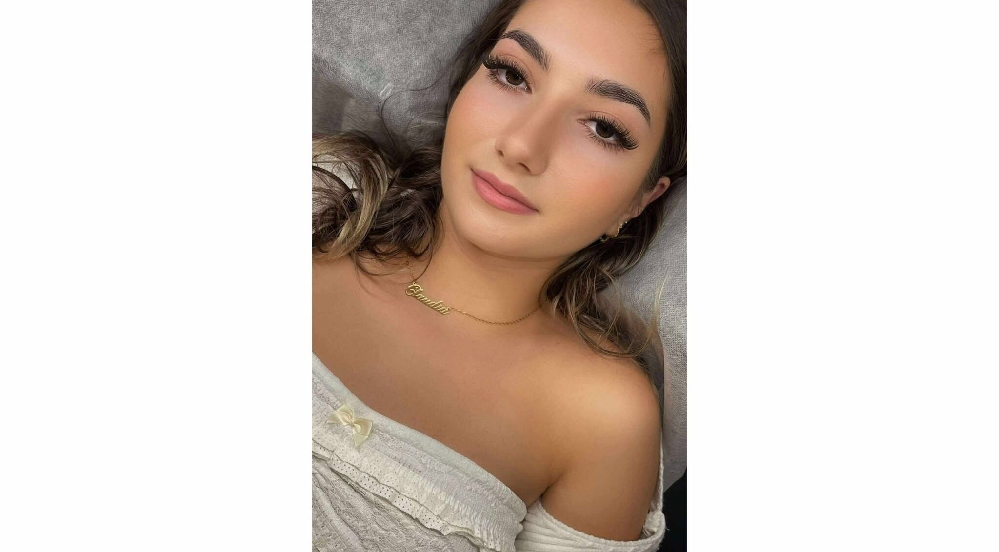 Woman with beautiful lashes at Xynh Lash Studio, Granville, New South Wales, AU.