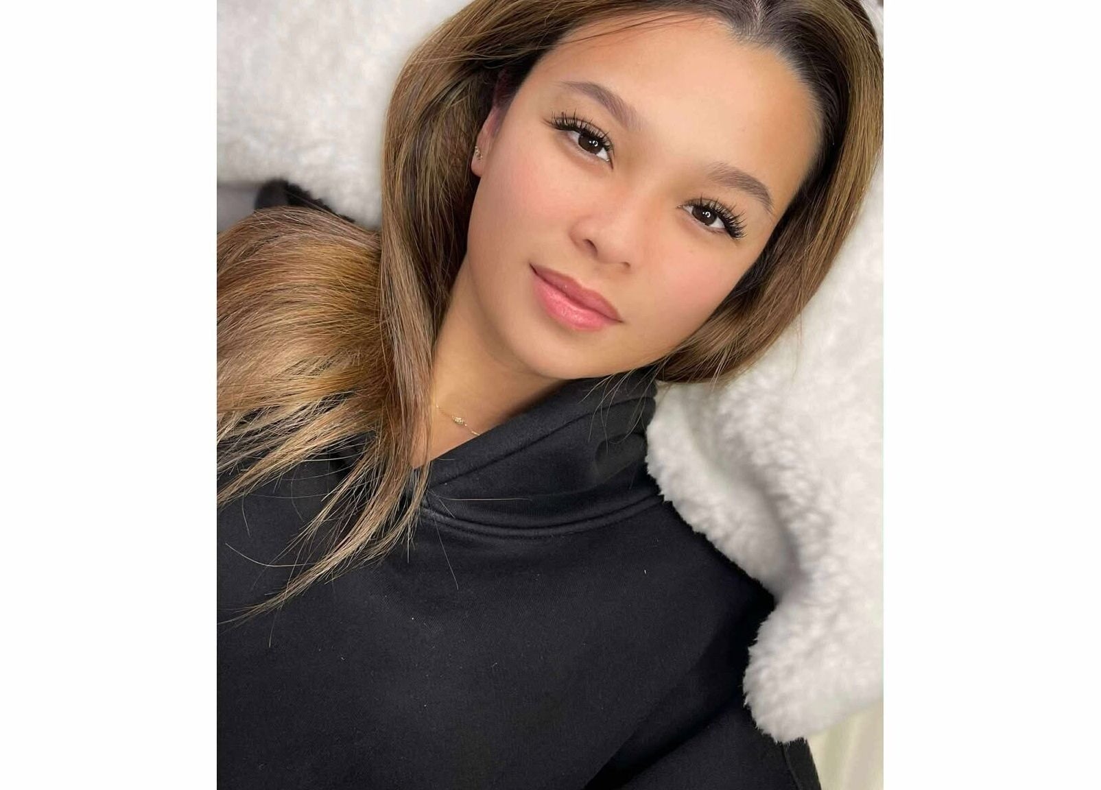 Client enjoying a lash treatment at Xynh Lash Studio in Granville, New South Wales, AU.