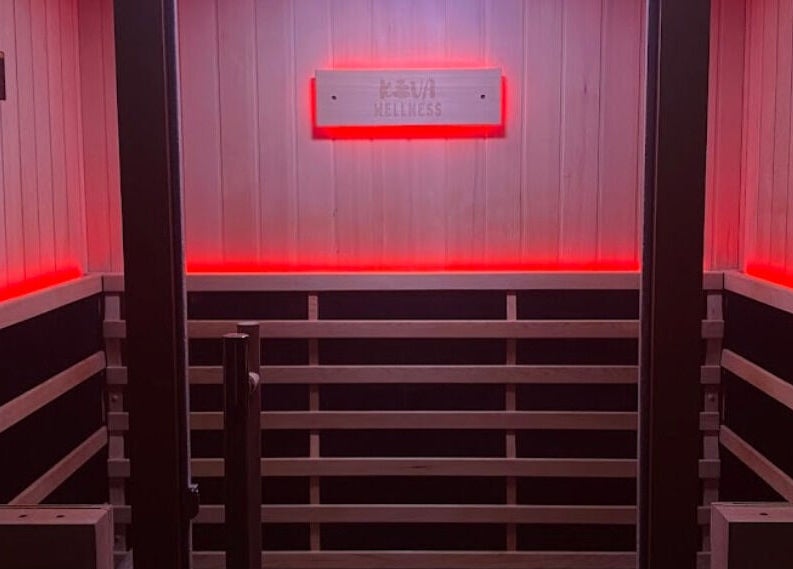 Infrared sauna at Innerverse Float & Wellness Oakleigh in Melbourne, Victoria, AU, offering soothing relaxation.