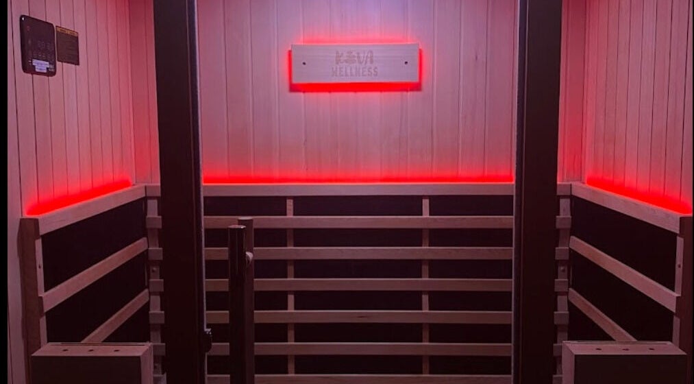 Infrared sauna at Innerverse Float & Wellness Oakleigh in Melbourne, Victoria, AU, offering soothing relaxation.