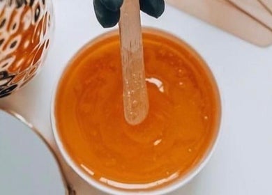 Golden wax ready for treatment at Nitah Spa and Beauty in Windhoek, Khomas Region, NA.