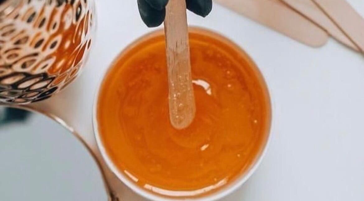 Golden wax ready for treatment at Nitah Spa and Beauty in Windhoek, Khomas Region, NA.