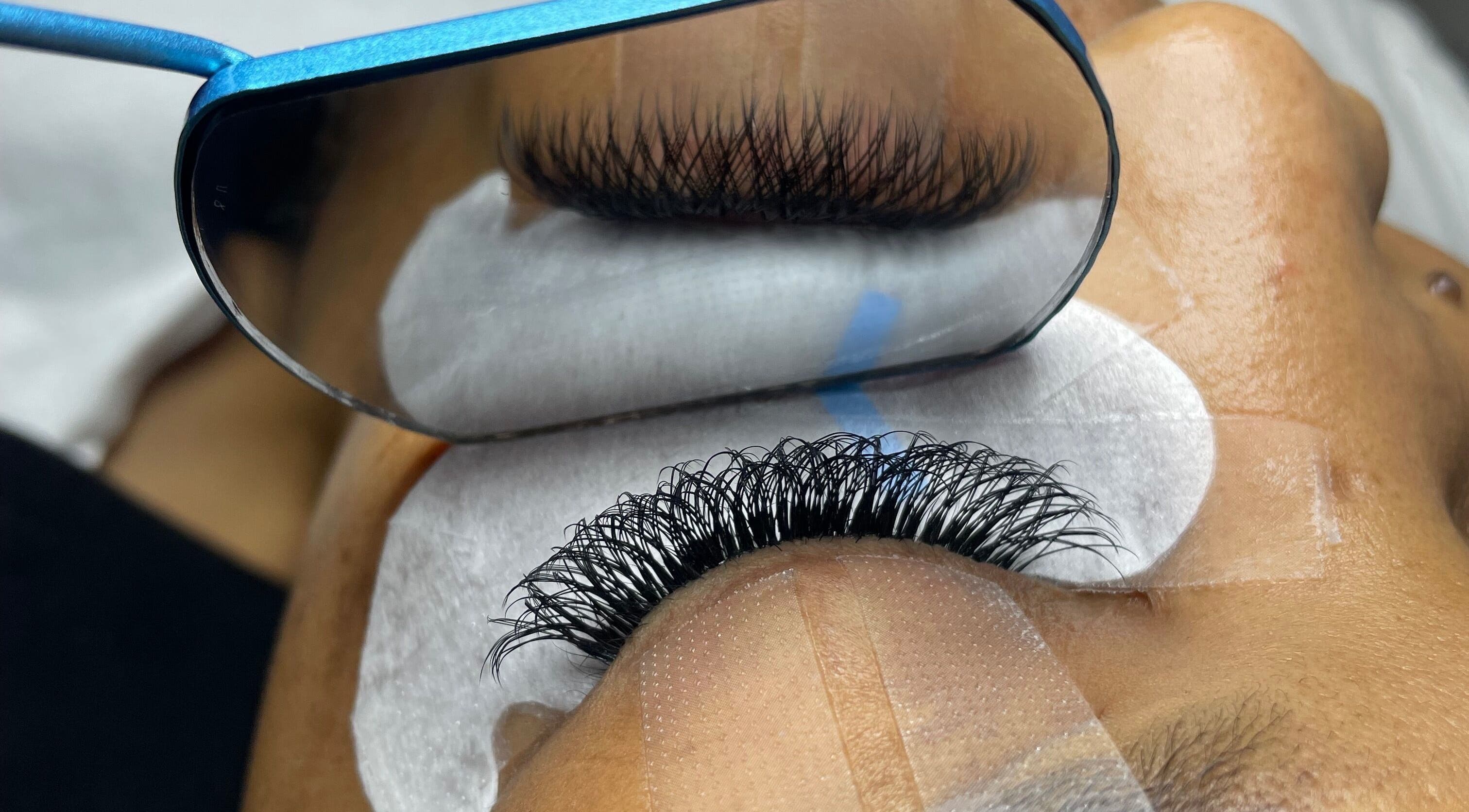 Eyelash extensions at Nitah Spa and Beauty, Windhoek, Khomas Region, NA, showcasing precision and elegance.
