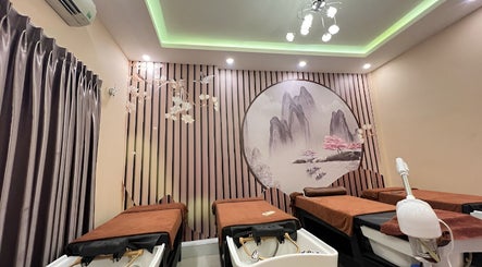 Calming treatment room at CiCi International Spa in Thành Phố Hồ Chí Minh, Thành Phố Hồ Chí Minh, VN.