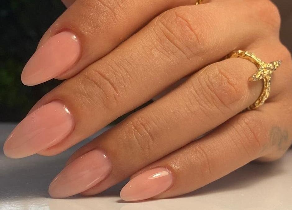 Close-up of manicured nails at Buddha Nail Studio, Brighton, England, GB.