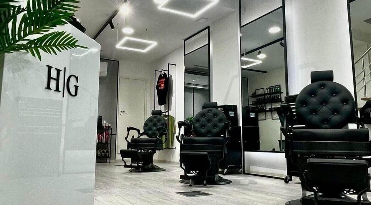 Интериор на Hansel and Gretel Barber - Dobrich, модерен салон в Добрич, Добрич, BG.