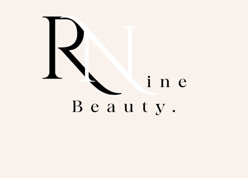 RNine Beauty logo in stylish font, located in Thornton Heath, England, GB.