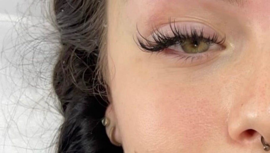 Close-up of beautifully styled lashes at Celestial Beauty, Oran Park, New South Wales, AU.