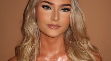 A close-up of elegant makeup artistry at Celestial Beauty, Oran Park, New South Wales, AU.