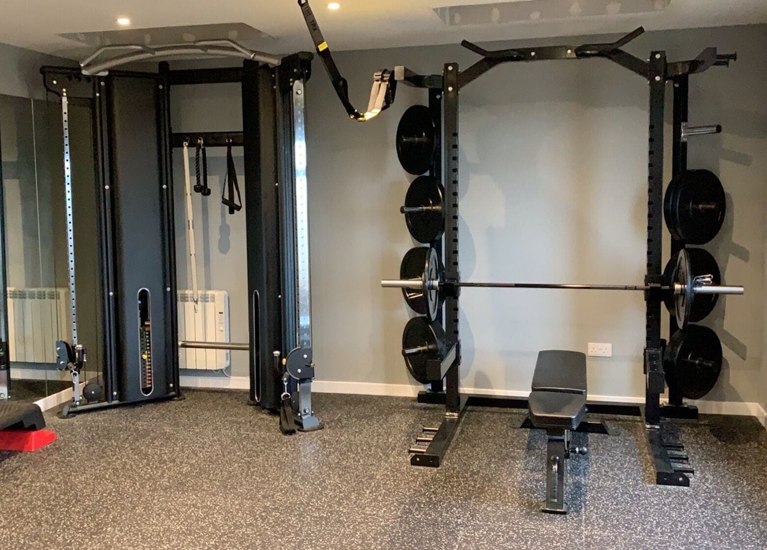 Modern gym equipment at KB Fitness in Scotland, Scotland, GB, ideal for strength training enthusiasts.