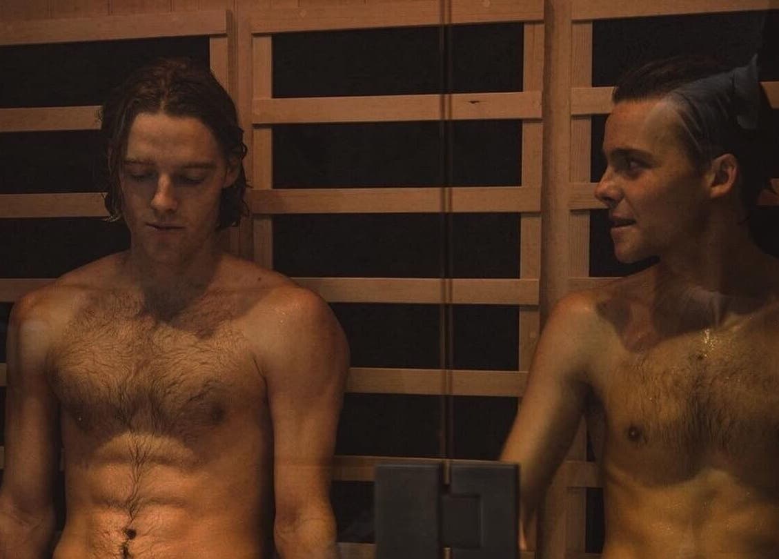 Relaxing in the sauna at WYLD Howick, Auckland, Auckland, NZ for a rejuvenating wellness experience.