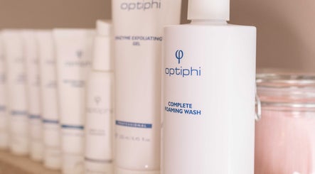 Optiphi skincare products at By Bianca Skin Studio, Waterfall, Kwazulu-natal, ZA, showcasing luxurious beauty care.