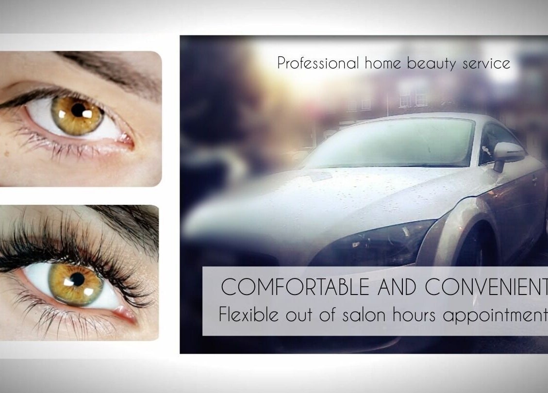 Professional lash service by Lashes London Mobile Service, flexible appointments in London, England, GB.