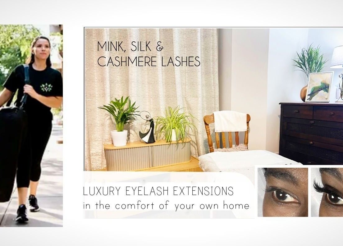 Lashes London Mobile Service in a cozy setting in London, England, GB, offering luxury eyelash extensions.