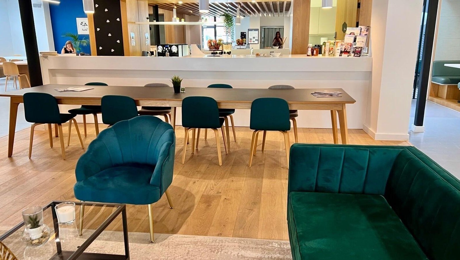 Elegant lounge at Lashes London Mobile Service, London, England, GB, showcasing modern seating and decor.