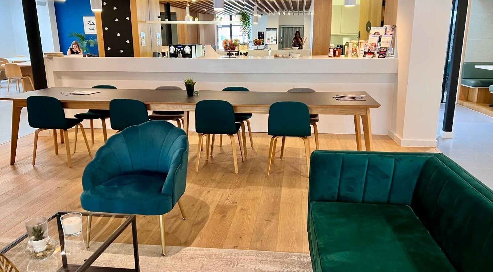 Elegant lounge at Lashes London Mobile Service, London, England, GB, showcasing modern seating and decor.