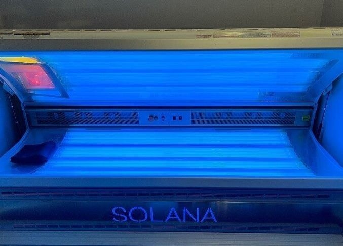 Tanning bed at The Loft Spa, Barrington Passage, Nova Scotia, CA offering premium sunbed services.