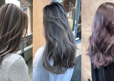 Gorgeous hair with highlights at CuE Hair Salon Richmond, Richmond, British Columbia, CA.