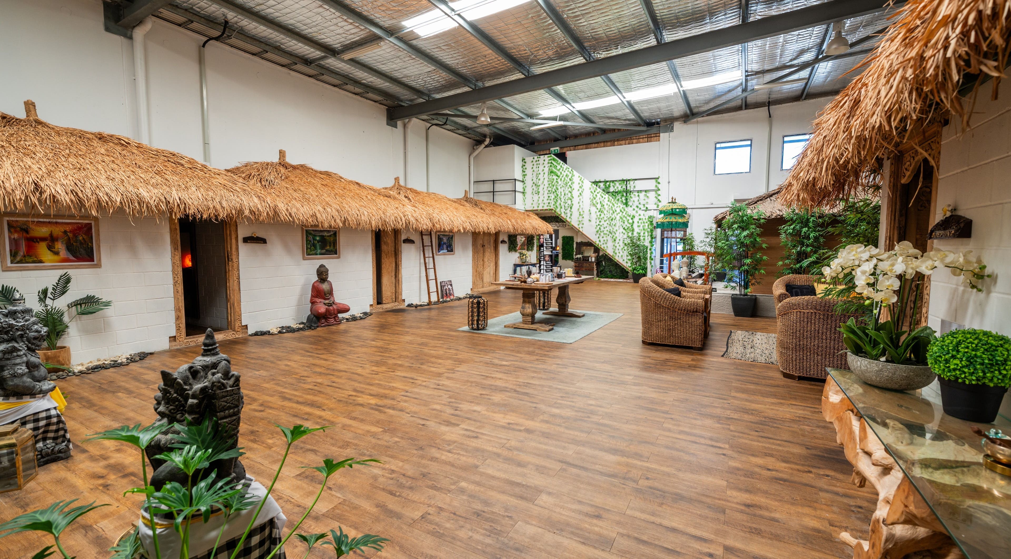 Bali Spirit Day Spa and Wellness Centre, Ellenbrook features serene natural decor in Ellenbrook, Western Australia, AU.