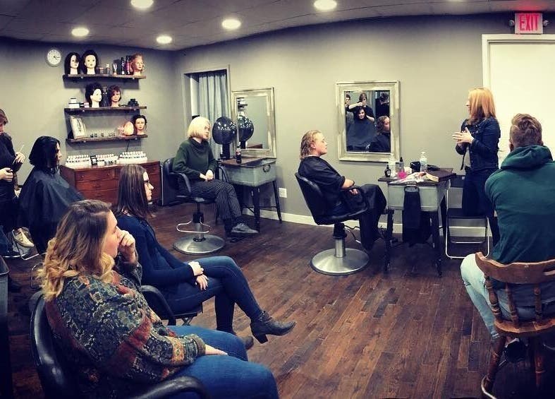 Participants engage in a beauty workshop at Craft Education, Novi, Michigan, US, enhancing styling skills.