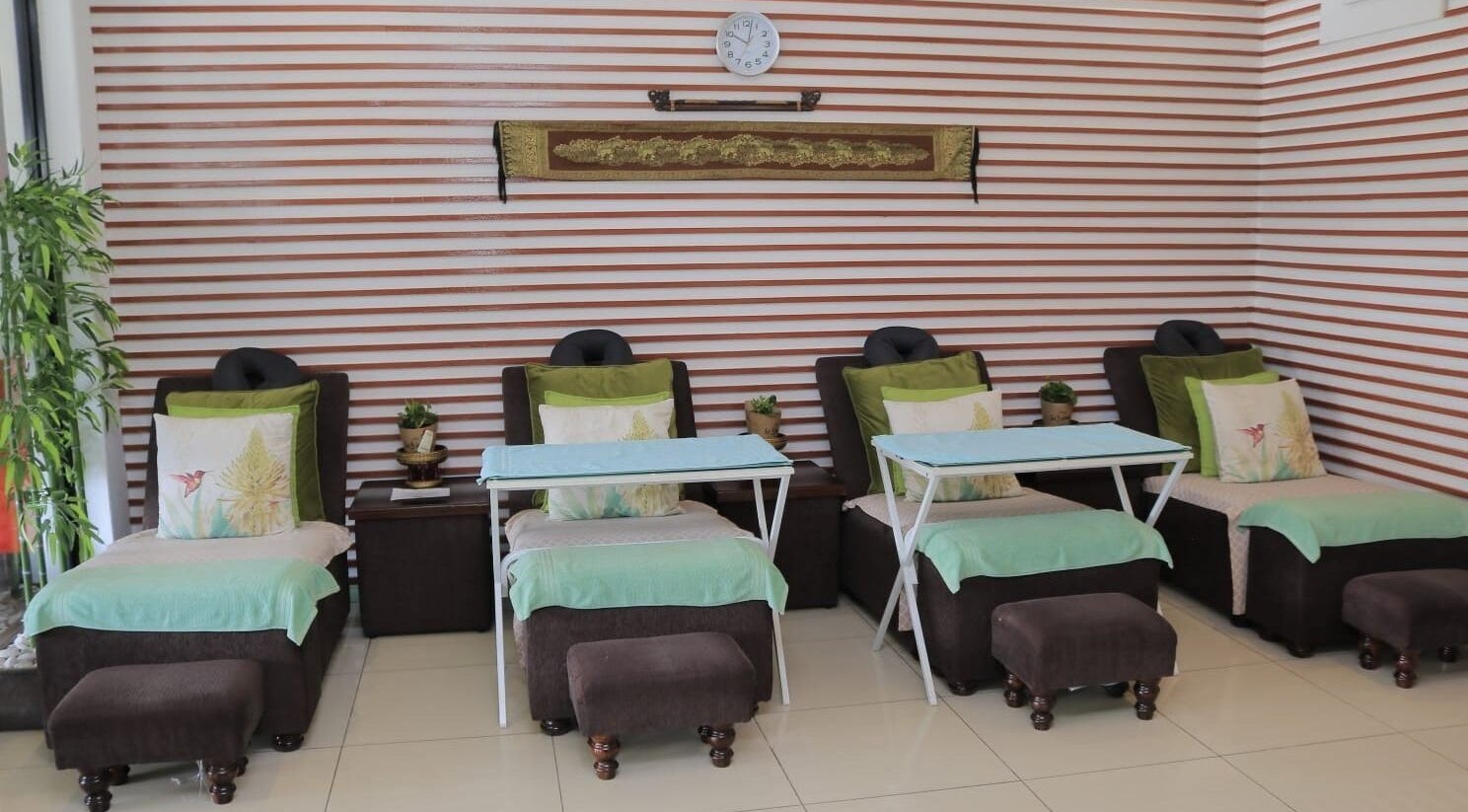 Relaxing chairs at Silk Day Spa, Sandton, Gauteng, ZA, designed for ultimate comfort and rejuvenation.