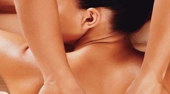 Relaxing back massage at Elaine Lyra, Tuart Hill, Western Australia, AU, promoting wellness and tranquility.
