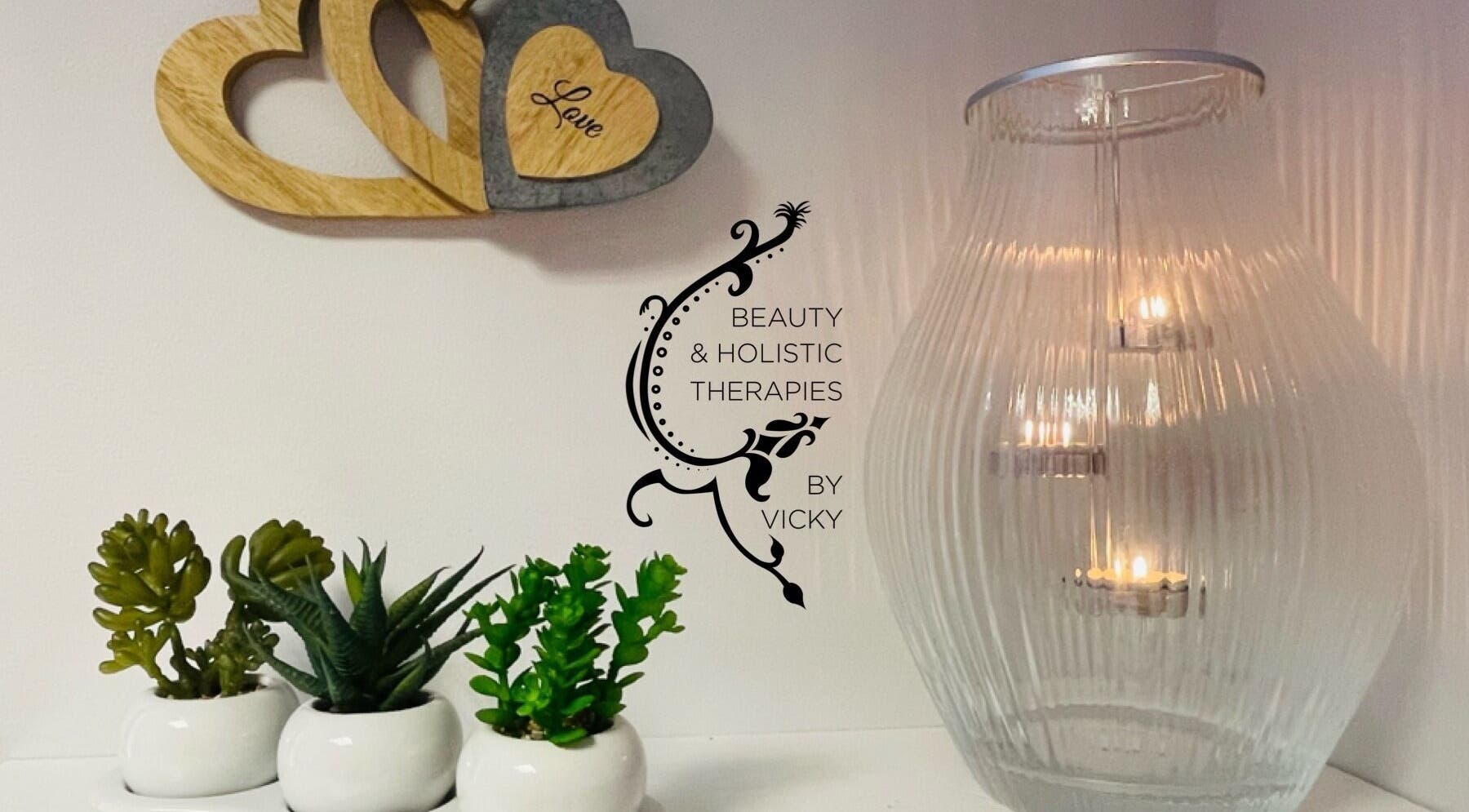 Elegant decor at Newport - Beauty & Holistic Therapies By Vicky in Newport, England, GB with candles and succulents.