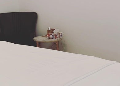 Tranquil massage room at Blossom Health, Massage Therapy and Manual Osteopathy, Toronto, Ontario, CA.
