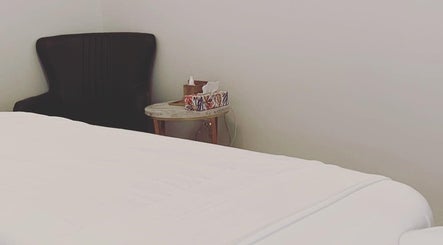 Tranquil massage room at Blossom Health, Massage Therapy and Manual Osteopathy, Toronto, Ontario, CA.
