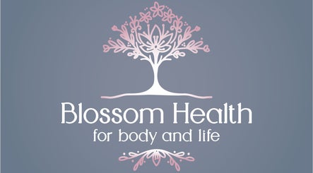 Blossom Health logo featuring floral design for Massage Therapy and Manual Osteopathy in Toronto, Ontario, CA.