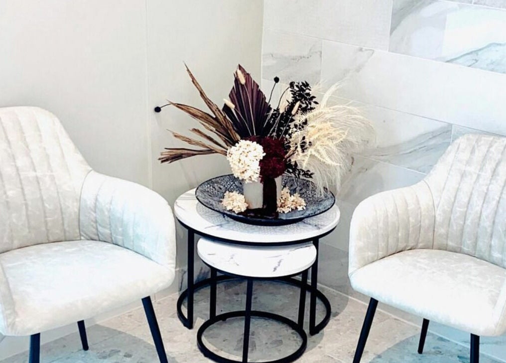 Elegant seating area at Thread'In Shape - Caddens, Caddens, New South Wales, AU, highlighting comfort and style.