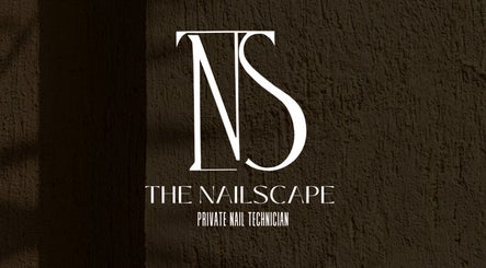 The NailScape by Ria logo on a textured background, Bridgetown, Saint Michael, BB.