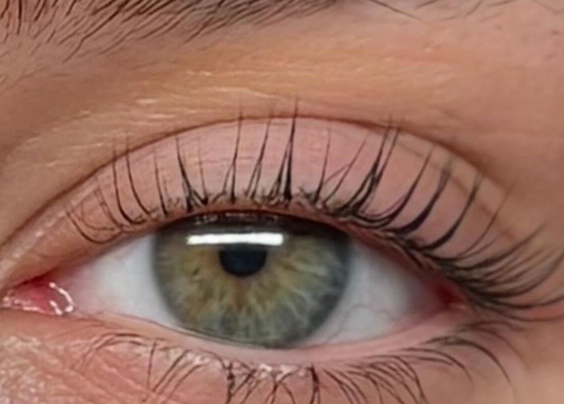 Close-up of elegant eyelashes at Longhorn Beauty Academy, Post Falls, Idaho, US.