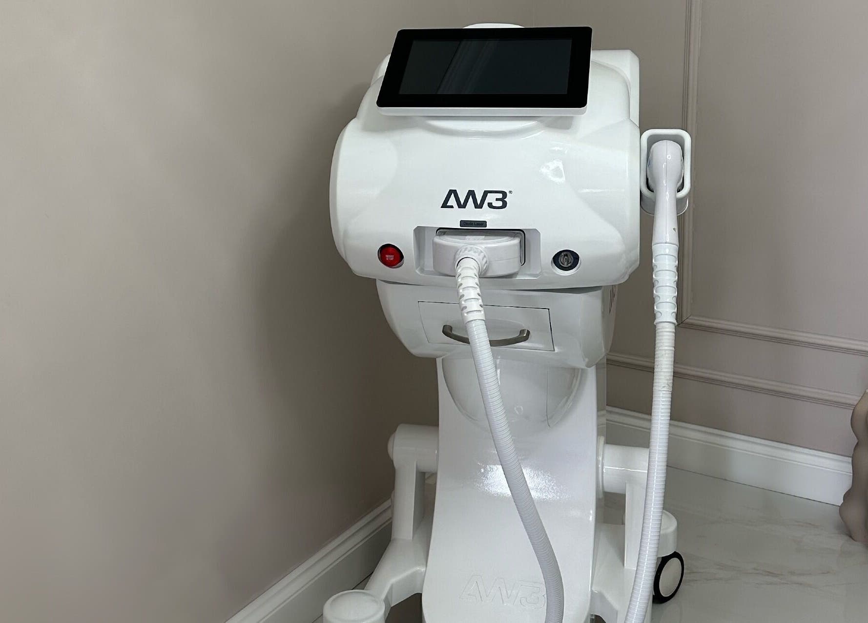 Advanced laser machine at Selin Aesthetics, Stoke-on-Trent, England, GB, offering cutting-edge treatments.