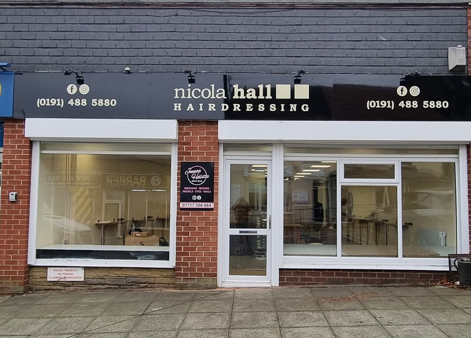 View of Jenna's Holistic Beauty Room exterior in Whickham, England, GB, showcasing a welcoming entrance.