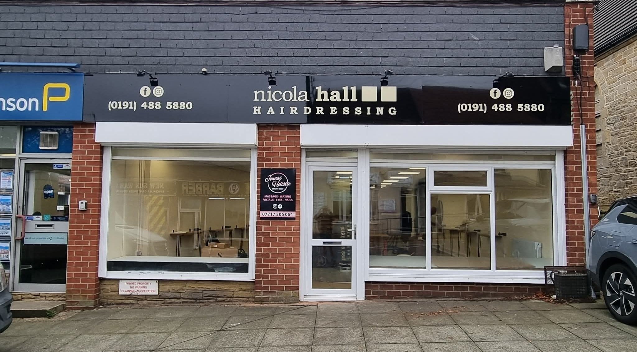 View of Jenna's Holistic Beauty Room exterior in Whickham, England, GB, showcasing a welcoming entrance.