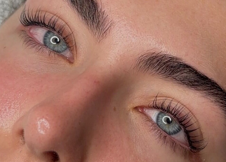 Close-up of styled lashes at Lmv Studio, Mermaid Waters, Queensland, AU highlighting expert beauty care.