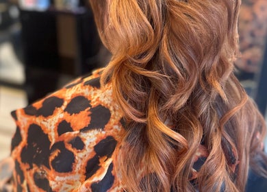 Stylish curled hair at Sandi Hair Studio in Greater, Atherton, England, GB.
