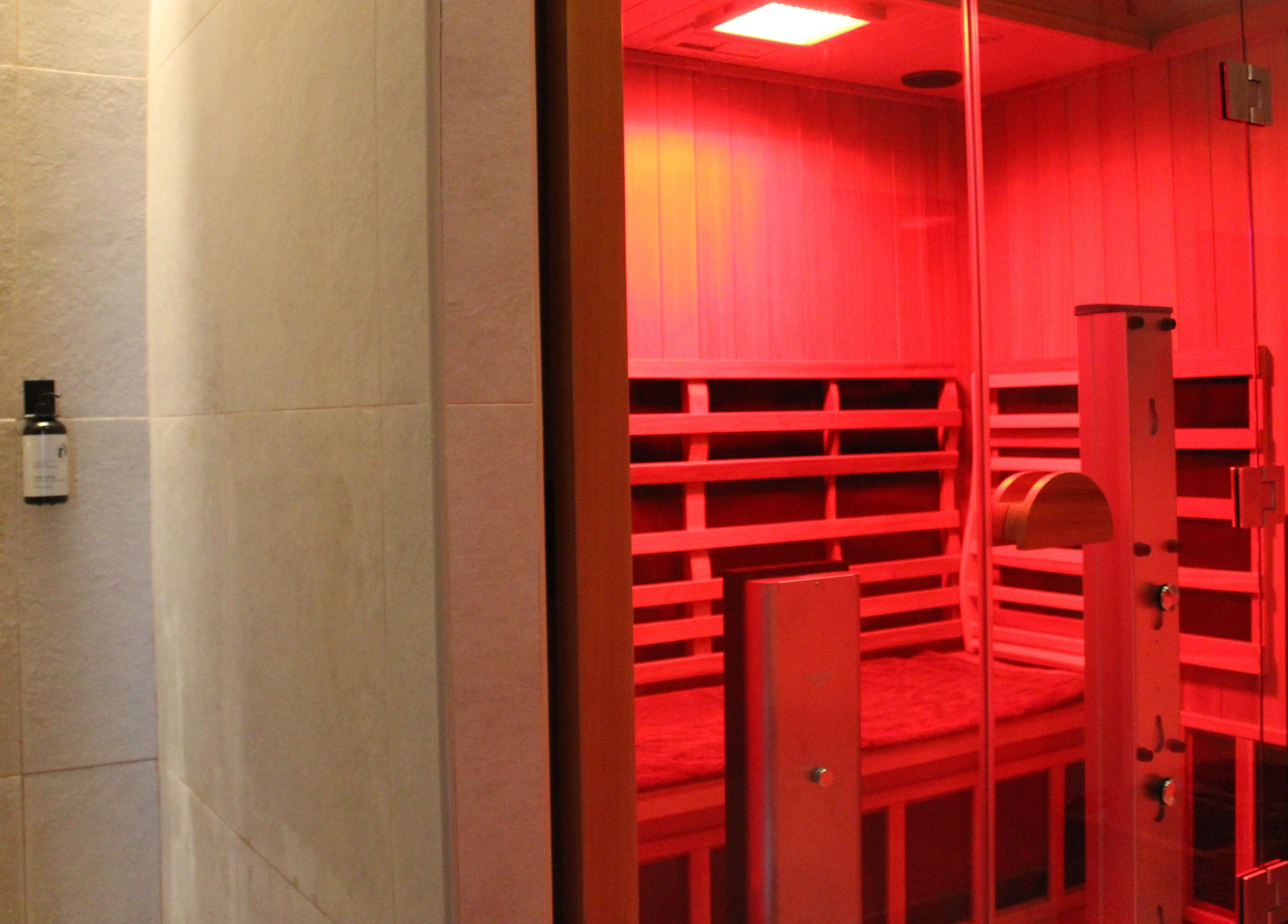 Experience luxury in the infrared sauna at Contrast Dubai Creek Harbour, Dubai, Dubai, AE.