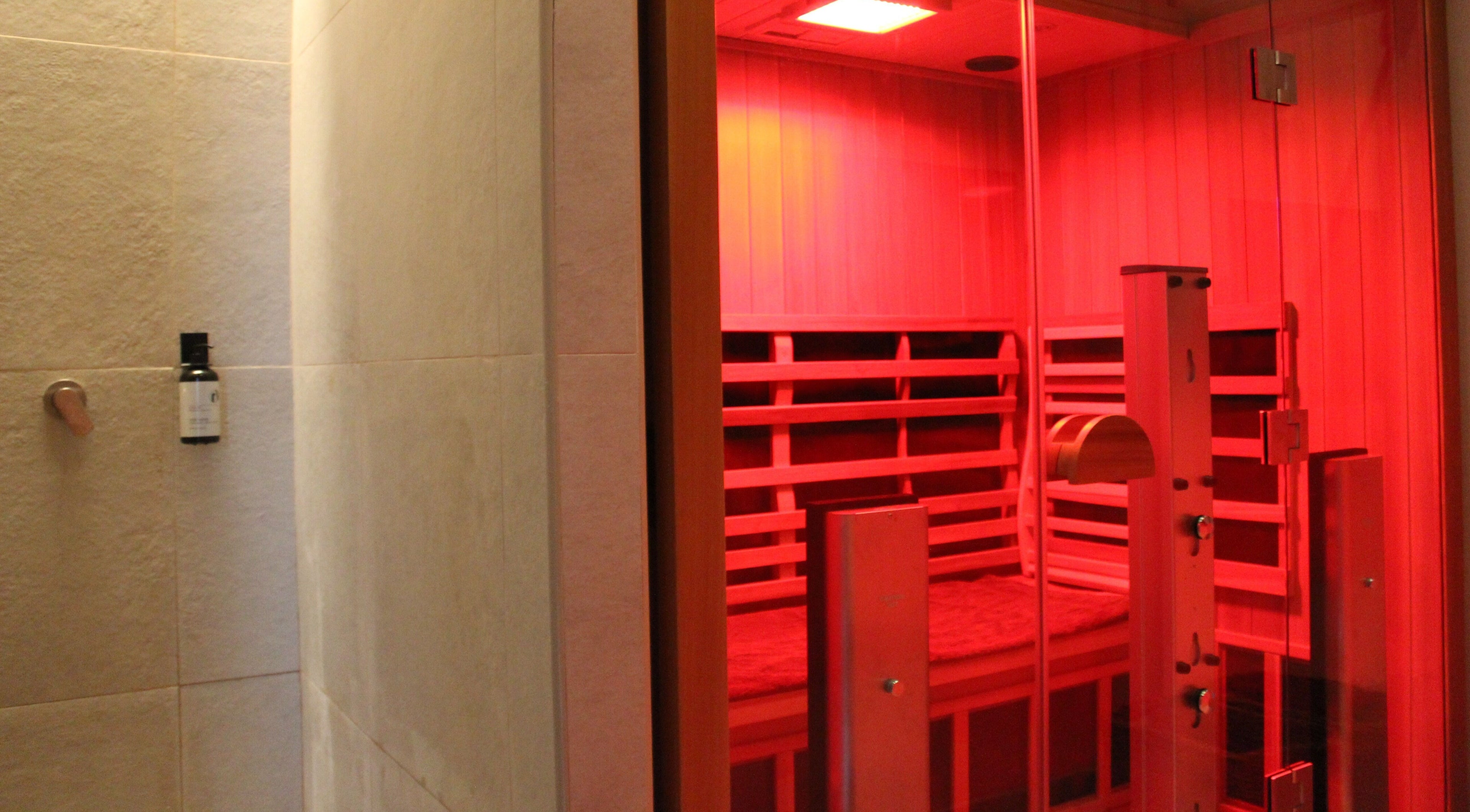 Experience luxury in the infrared sauna at Contrast Dubai Creek Harbour, Dubai, Dubai, AE.