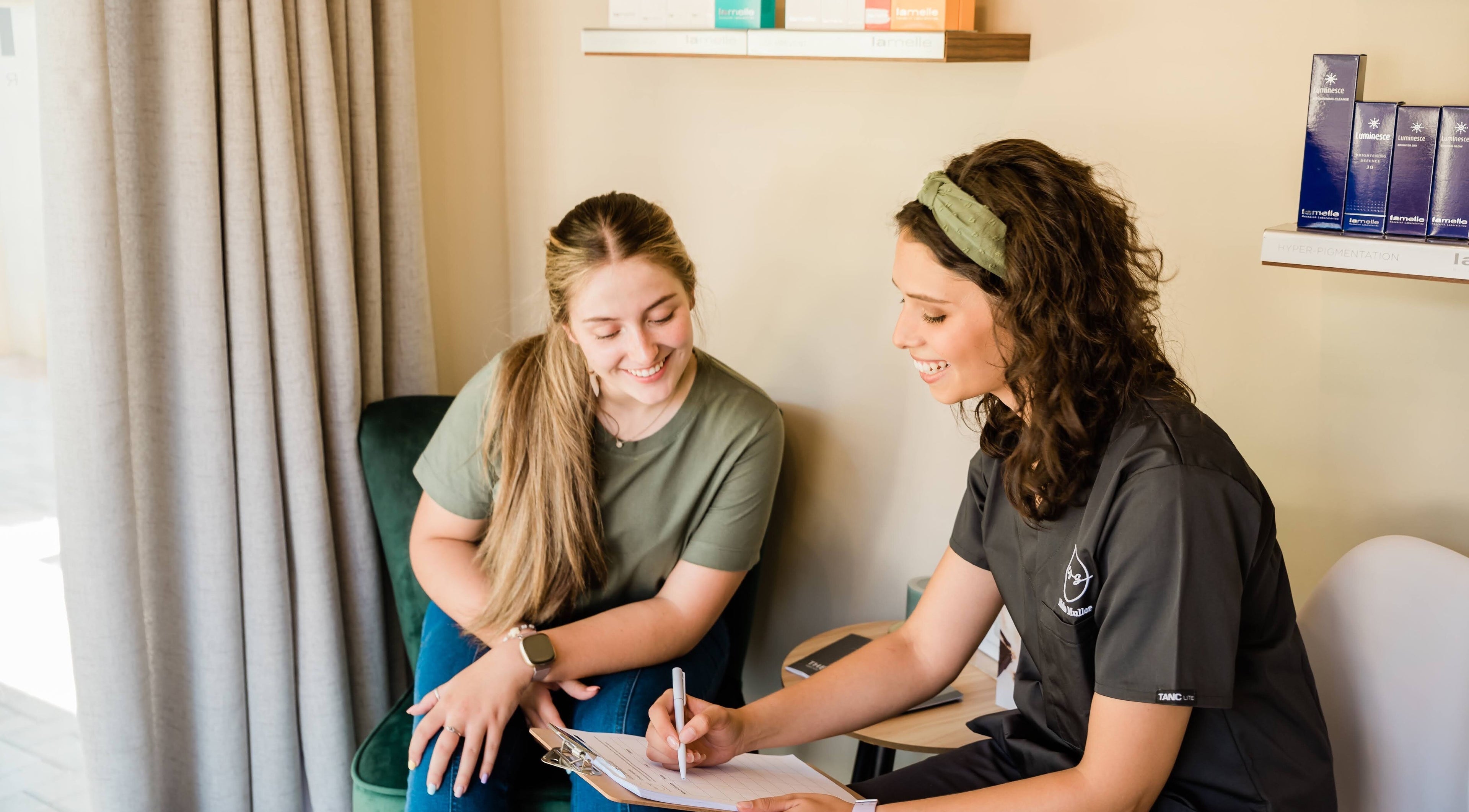 A professional consultation at Eunoia Wellness Sanctuary, Pretoria, Gauteng, ZA in a cozy sitting area.