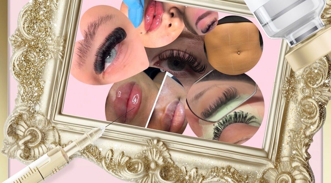 Beauty treatments at Deebeautystop, London, England, GB, showcasing lips, lashes, and more.