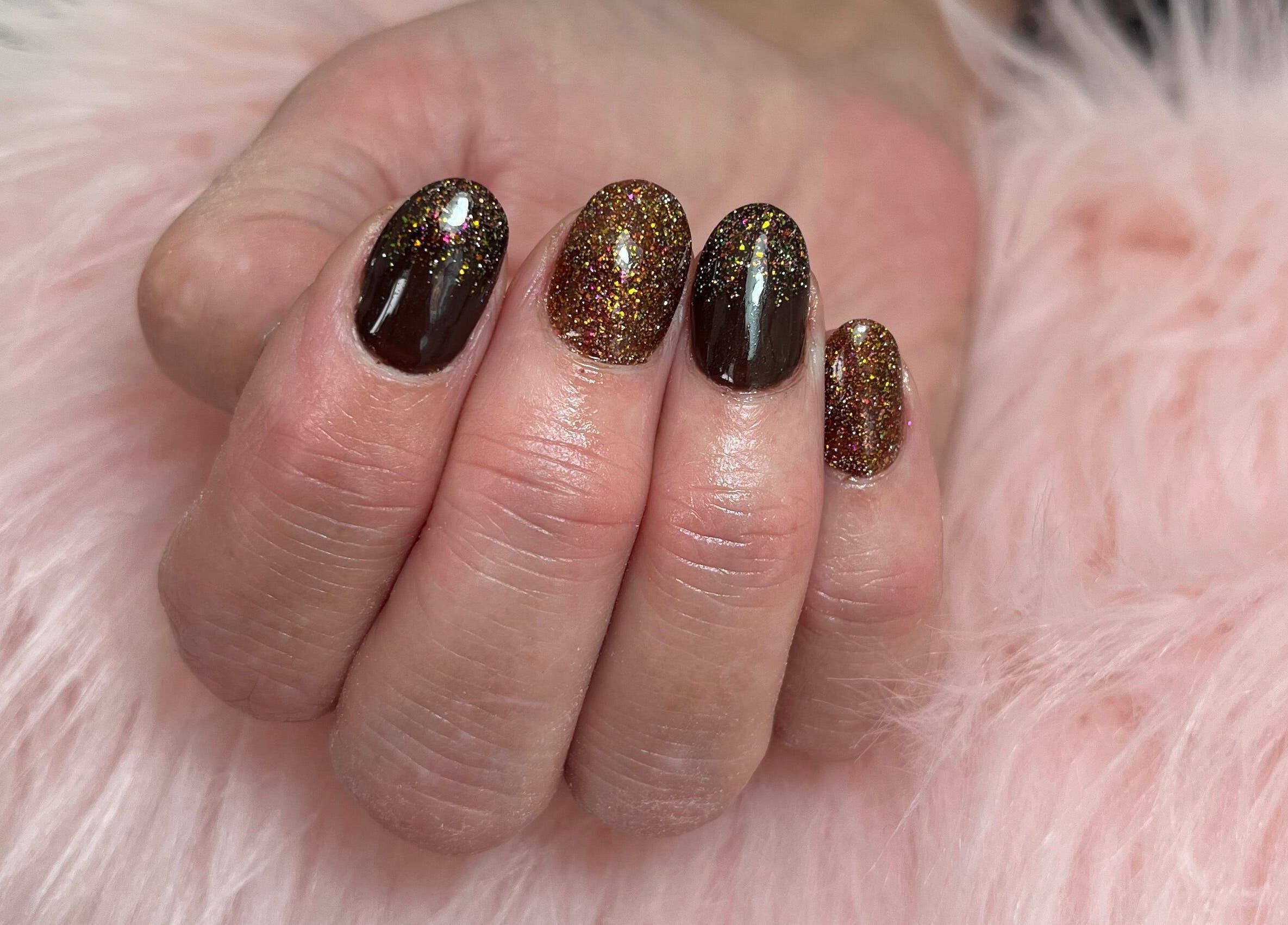 Stunning glitter nails by Nails by Freya (Prestatyn) in Prestatyn, Wales, GB. Perfect for a glamorous look.