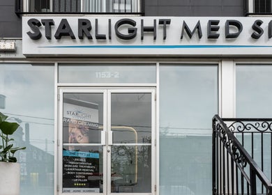 Front view of Starlight Med Spa Toronto in Toronto, Ontario, CA showcasing modern entrance design.