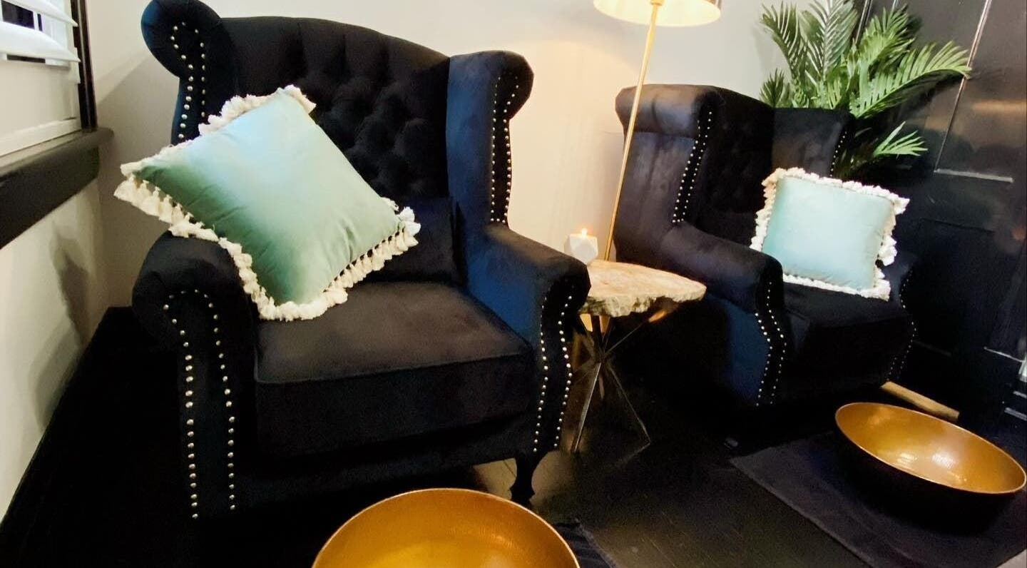 Luxurious lounge chairs at Circa 1929 in Wagga Wagga, New South Wales, AU, perfect for relaxation.