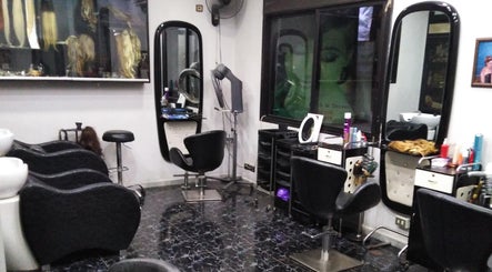 Chic interior of Rajeh & Susan Salon, Beauty Fountain in Chouaifet El Qoubbeh, Mount Lebanon Governorate, LB.