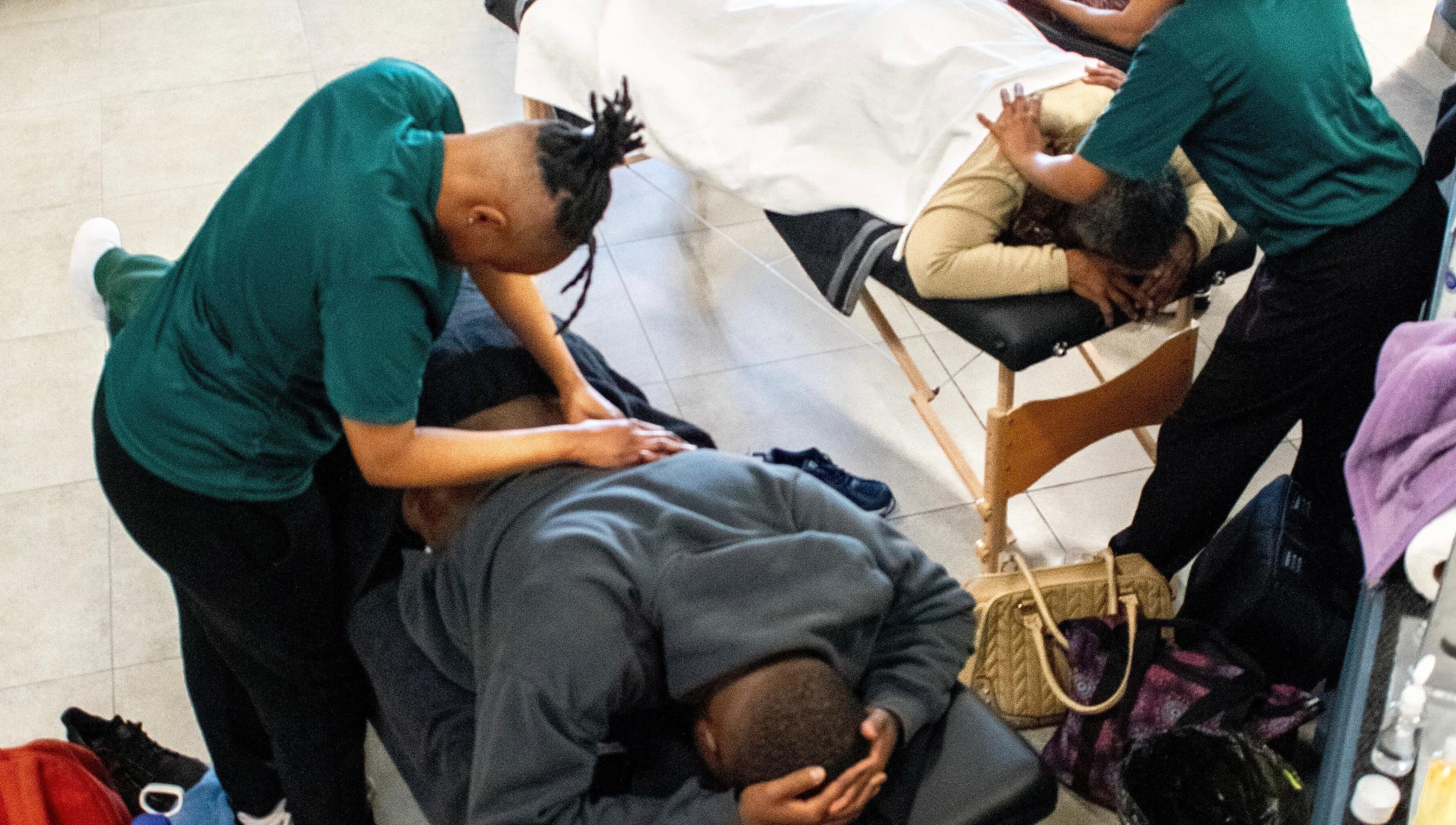 Massage therapy at Divine Health Recovery Virgin Active 14th Avenue Roodepoort, Gauteng, ZA.