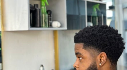 Stylish barber setting in Polished - Chic, located in Kumasi, Ashanti Region, GH. Featuring modern hair care tools.