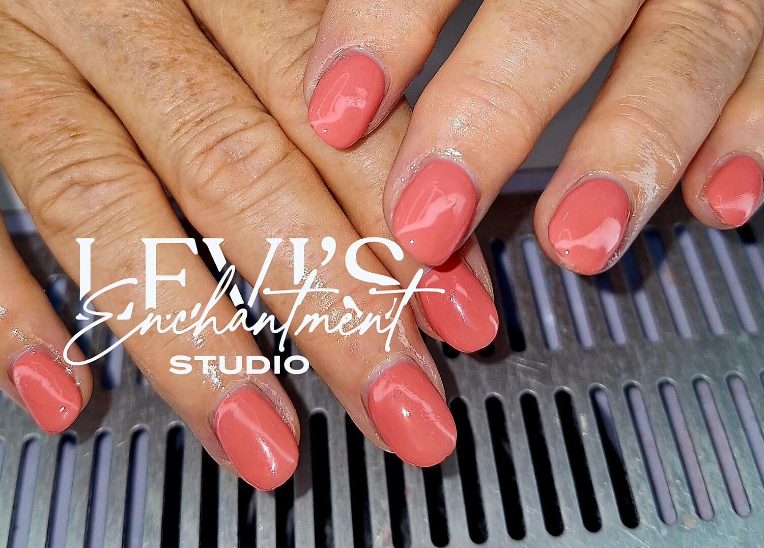 Beautifully manicured nails at Levi's Enchantment Studio, Torquay, England, GB.